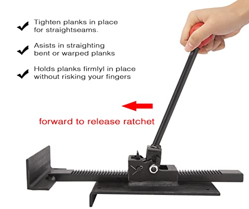 Hardwood Flooring Jack Tool for Laminate Flooring Installation Wood Floor Jack Install Tool - Professional Hardwood Flooring Jack Positioning Tool