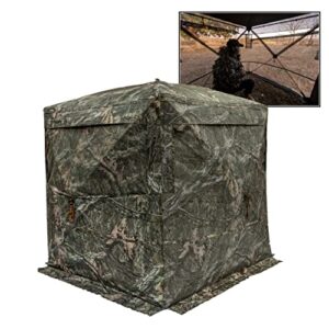rhino blinds r180 3 person see through hunting ground blind