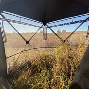 Rhino Blinds R180 3 Person See Through Hunting Ground Blind