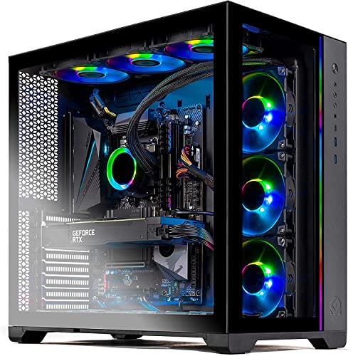 Skytech Prism II Gaming PC Desktop – AMD Ryzen 9 5900X 3.7 GHz, RTX 3090 24G GDDR6X, 1TB NVME SSD, 16G DDR4 3200, 1000W Gold PSU, 360mm AIO, AC Wi-Fi, Windows 10 Home 64-bit