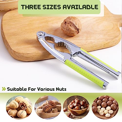 Nut Cracker, Nutcracker, Seafood Tools, Walnut Cracker for All Nuts, Heavy Duty Shell Cracker with 2 PCS Forks/Picks, Lobster Crab Crackers with Non-slip Handle 