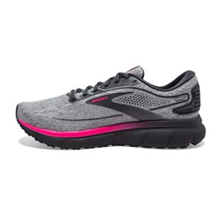 Brooks Women’s Trace 2 Neutral Running Shoe - Oyster/Ebony/Pink - 10 Medium