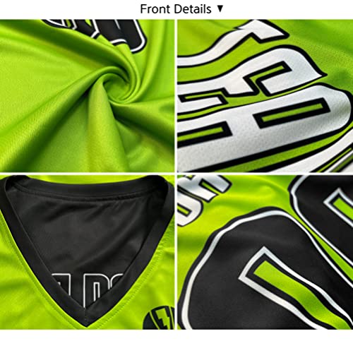 TAND Custom Basketball Jersey Reversible Uniform Add Any Team Name Number Personalized Sports Vest for Men/Boys, Black White, One Size