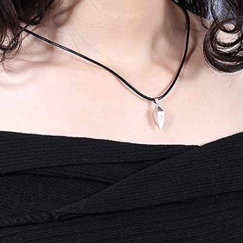 Best Friend Necklaces 2pcs Matching Yin Yang Necklaces Yin Yang Puzzle Pendant Necklces for Bff Friendship Relationship Boys Girls Best Friends Lovers and Couples Valentines Day Gift (Black&White)