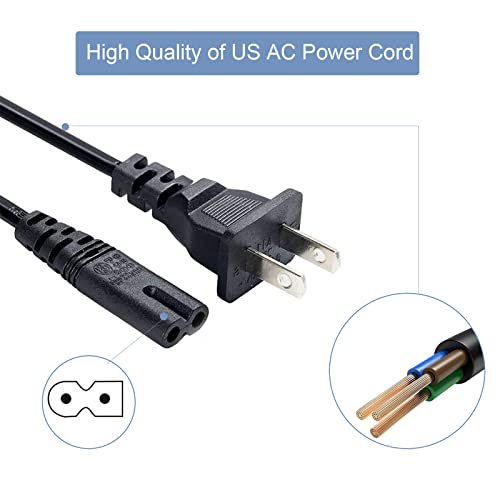 AC-L100 AC Power Supply Adapter Charger Compatible with Sony Handycam CCD-TRV108 TRV118 TRV128 TRV77 88 DCR-TRV103 TRV130 Cameras, for AC-L10A L10B L10C AC-L15A L15B AC-L100A L100B L100C Camcorders.