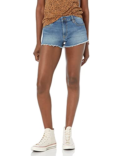 Volcom Women's Stoney Stretch Cut Off Denim Short, Jasper Blue, 29