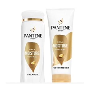 pantene pro-v daily moisture renewal dual pack shampoo + conditioner, 12 oz shampoo/10.4 oz conditioner