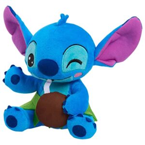 Disney Stitch Small Plush Stitch and Coconut, Stuffed Animal, Blue, Alien, Kids Toys for Ages 2 Up, 6.5 inches tall