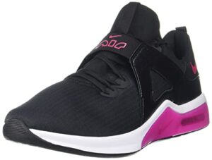 nike women's w air max bella tr 5 training shoe, black/rush pink-white, 8 uk (10 us)