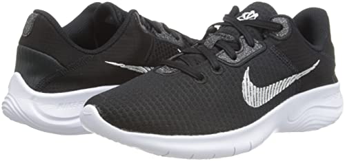 Nike Women's Running Shoes, Black Black White Dk Smoke Grey, 6.5 US