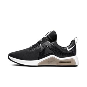 nike shoes wmns air max bella tr 5 premium, black/white-dk smoke grey, 7.5 m us