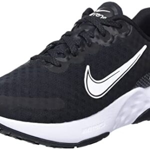 Nike Women's Renew Ride 3 Running Shoes, Black/White-Dk Smoke Grey, 7.5 M US