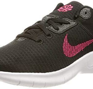 Nike Women's Running Shoes, Black Black Rush Pink White, 7.5 US