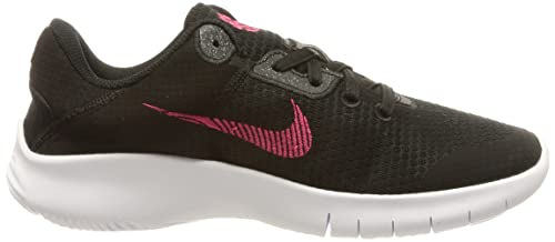 Nike Women's Running Shoes, Black Black Rush Pink White, 7.5 US