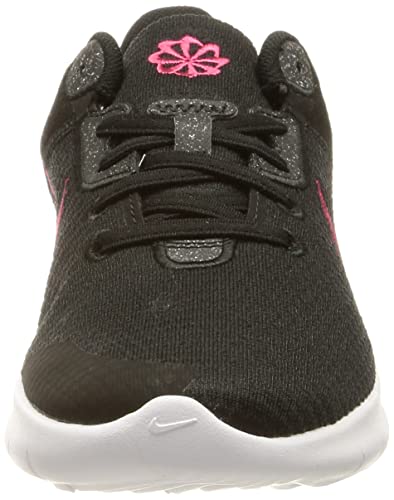 Nike Women's Running Shoes, Black Black Rush Pink White, 7.5 US