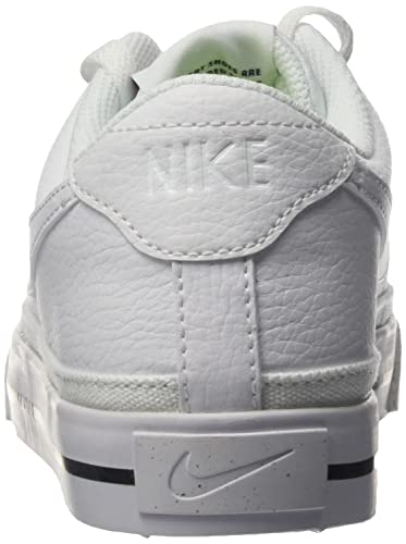 Nike Women's Gymnastics Shoes, White White White Black Volt, 9 US