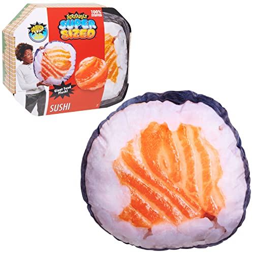 Seriously Super Sized 24-inch Stuffed Sushi Food Plush, Kids Toys for Ages 3 Up