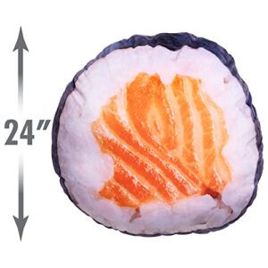 Seriously Super Sized 24-inch Stuffed Sushi Food Plush, Kids Toys for Ages 3 Up