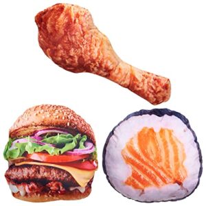 Seriously Super Sized 24-inch Stuffed Cheeseburger Food Plush, Kids Toys for Ages 3 Up