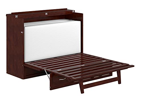 AFI Deerfield Murphy Bed Chest Full, Walnut