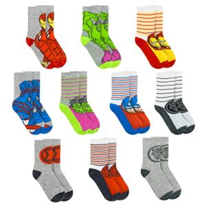 marvel legends superhero boys socks, toddler socks & kids socks, quality made little boys socks & toddler boys avenger socks