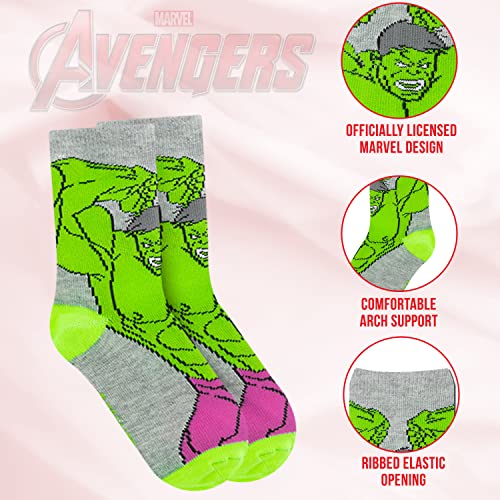 Marvel Legends Superhero Boys Socks, Toddler Socks & Kids Socks, Quality Made Little Boys Socks & Toddler Boys Avenger Socks