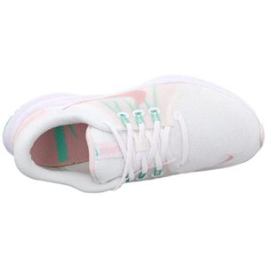 Nike Women's Quest 4 Road Running Shoes, Glaze-Menta, 10 M US, White/Pink/Green