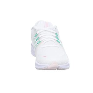 Nike Women's Quest 4 Road Running Shoes, Glaze-Menta, 7.5 M US, White/Pink/Green