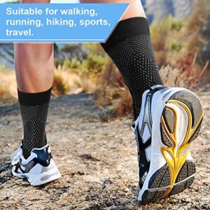 Plantar Fasciitis Foot Splint Compression Socks Kit, Night Foot Support Dorsal Splint, Orthotic Foot Drop Brace Day for Men & Women Achilles Tendinitis, Drop Foot, Heel Spurs, Heel Pain Relief