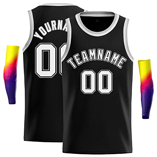 Custom Basketball Jersey 90’s Hip Hop Stitched & Printed Letters Number, Sports Jerseys for Men/Boy