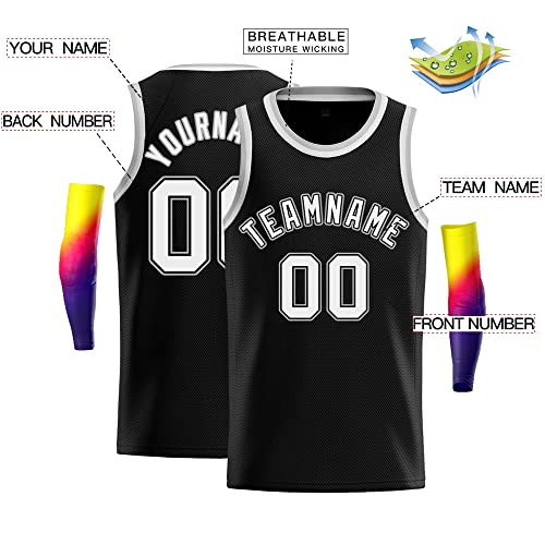 Custom Basketball Jersey 90’s Hip Hop Stitched & Printed Letters Number, Sports Jerseys for Men/Boy