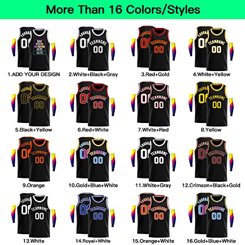 Custom Basketball Jersey 90’s Hip Hop Stitched & Printed Letters Number, Sports Jerseys for Men/Boy