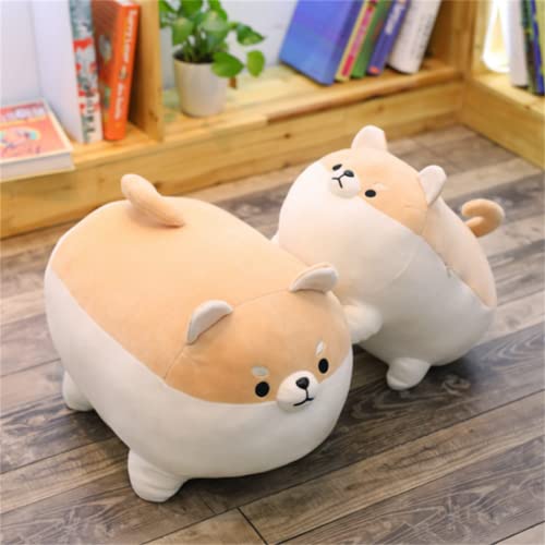 AFAN 15.7“ Kawaii Shiba Inu Dog Plush Pillow Corgi Stuffed Animal Toy Doll Gifts for Valentine, Plush Toy Gifts for Boys Girls (Brown)