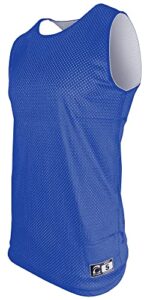 epic men's full-court 2-layer reversible tank top blue basketball jerseys m