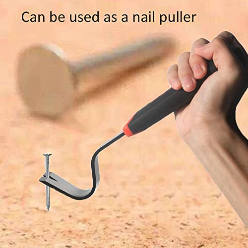 Payutou Trim Puller for Baseboard Removal Tool,Tile Removal Tool,Wood Trim Removal Tool,Flat Pry Bar,Baseboard Removal Tool for Removing Wood Floor,Tiles,Nail Pulling