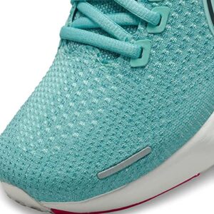 Nike Women's ZoomX Invincible Run FK 2 (Washed Teal/Pink Prime/Barely, us_Footwear_Size_System, Adult, Women, Numeric, Medium, Numeric_8_Point_5)