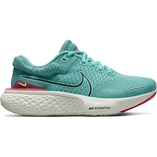 Nike Women's ZoomX Invincible Run FK 2 (Washed Teal/Pink Prime/Barely, us_Footwear_Size_System, Adult, Women, Numeric, Medium, Numeric_8_Point_5)