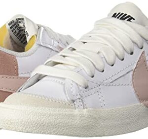 Nike Blazer Low '77 Jumbo Women's Shoes White/Rose Whisper/Pink Oxford (Women's, Numeric_6_Point_5)