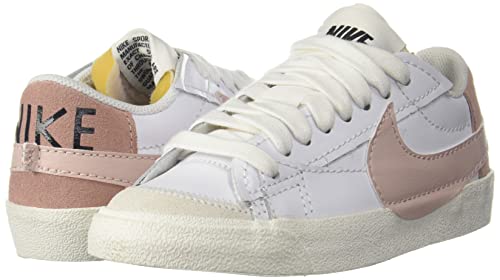 Nike Blazer Low '77 Jumbo Women's Shoes White/Rose Whisper/Pink Oxford (Women's, Numeric_6_Point_5)