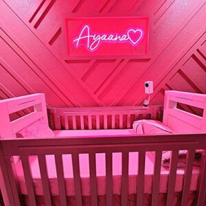 Custom Neon Signs, Neon Sign Customizable for Wall Decor, Personalized Neon Sign for Wedding Birthday Party Bedroom Bar Salon Shop Business Logo Neon Name Signs