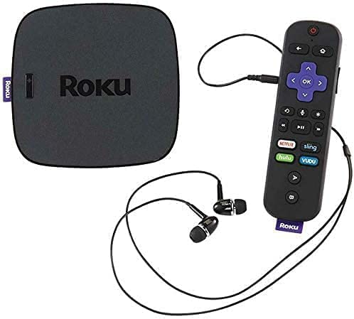 Ro-ku Ultra LT Streaming Media Player 4K/HD/HDR w/WULIC 4K HDMI Cable Black