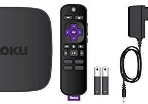 Ro-ku Ultra LT Streaming Media Player 4K/HD/HDR w/WULIC 4K HDMI Cable Black