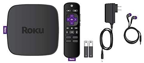 Ro-ku Ultra LT Streaming Media Player 4K/HD/HDR w/WULIC 4K HDMI Cable Black