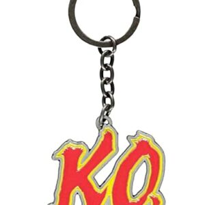 Street Fighter Keyring Keychain Ko Logo Official Metal