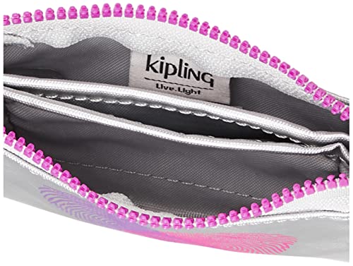 Kipling KI3810U5A Women's Official Mini Creativity Pink Heart Met, Pink Heart Met, One Size