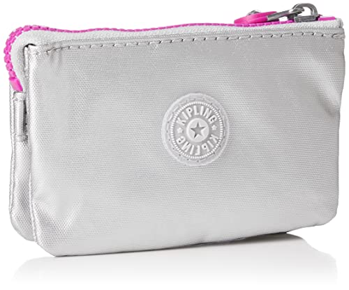 Kipling KI3810U5A Women's Official Mini Creativity Pink Heart Met, Pink Heart Met, One Size