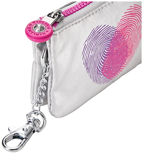 Kipling KI3810U5A Women's Official Mini Creativity Pink Heart Met, Pink Heart Met, One Size