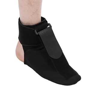 Ymiko Plantar Fasciitis Night Splint, Foot Drop Orthotic Bracket Adjustable Elastic Dorsal Night Splint Adjustable Ankle Support For Plantar Fasciitis Heel Ankle Arch Pain Achilles Tendonitis(L)