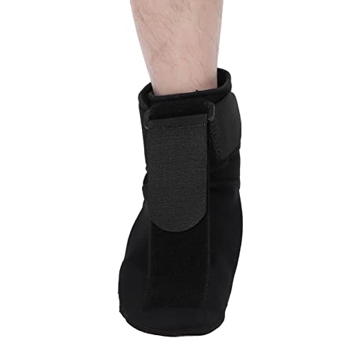 Ymiko Plantar Fasciitis Night Splint, Foot Drop Orthotic Bracket Adjustable Elastic Dorsal Night Splint Adjustable Ankle Support For Plantar Fasciitis Heel Ankle Arch Pain Achilles Tendonitis(L)