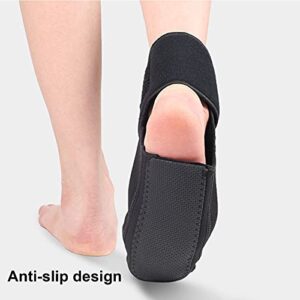 Ymiko Plantar Fasciitis Night Splint, Foot Drop Orthotic Bracket Adjustable Elastic Dorsal Night Splint Adjustable Ankle Support For Plantar Fasciitis Heel Ankle Arch Pain Achilles Tendonitis(L)